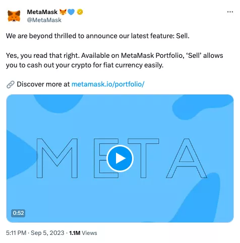 MetaMask добавил функцию вывода средств в фиат